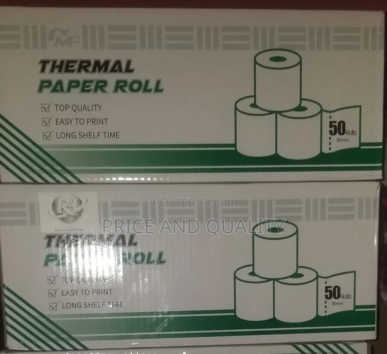 Thermal Paper Roll 80×80 Mm ( 50 Rolls Pack)