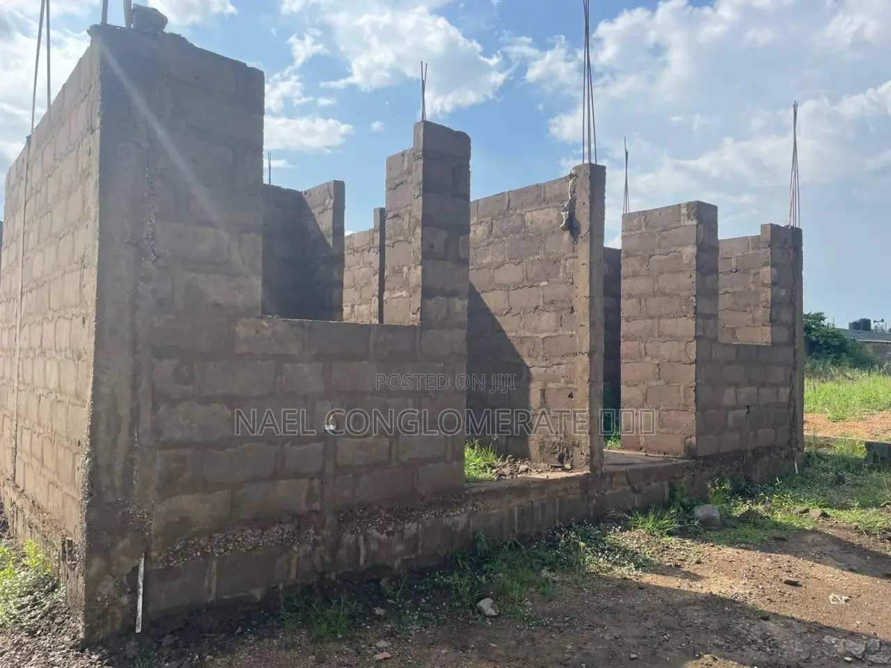 Uncompleted Chamber And Hall Self (Two) For Sale At Nsawam Doboro