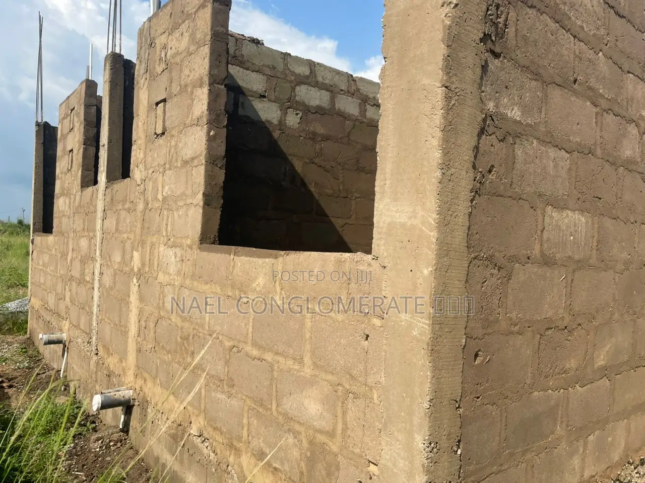 Uncompleted Chamber And Hall Self (Two) For Sale At Nsawam Doboro