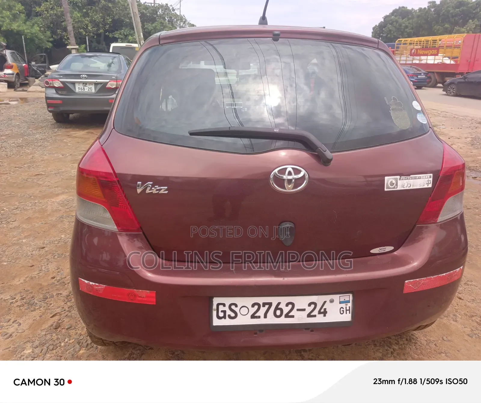 Toyota Vitz 1.5 FWD 5dr 2010 Brown