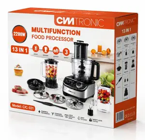 Cmtronic 13-in-1 Multifunction Food Processor