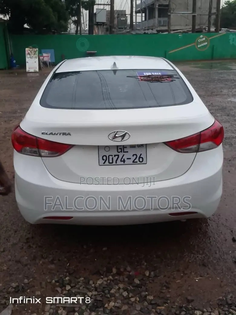 Hyundai Elantra GLS Sedan FWD (1.8L 4cyl 6M) 2013 White