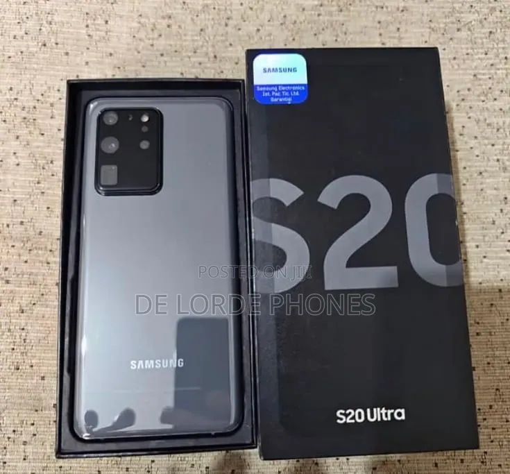 New Samsung Galaxy S20 Ultra 128 GB Black