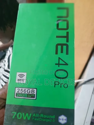 New Infinix Hot 40 Pro 256 GB