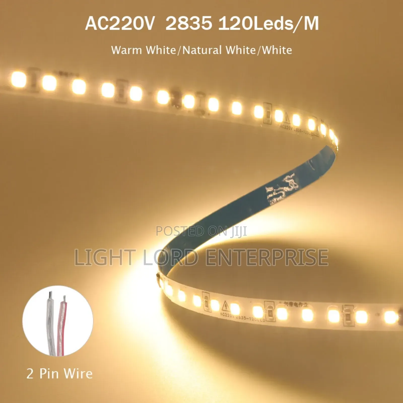 DND 240v Direct Left Strip 10meters