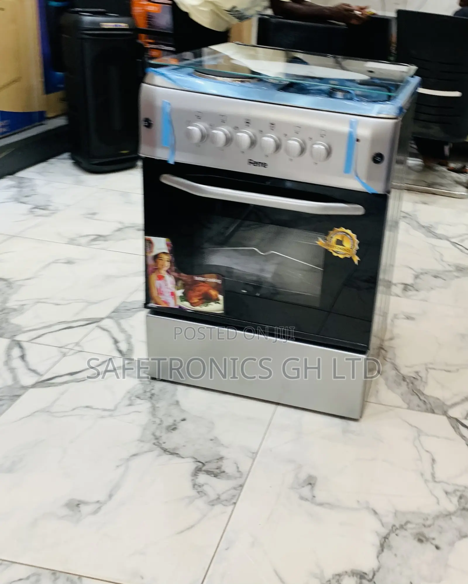 Just Order Good Ferre 2 Gas + 2 Electric Cooker 60x60 Grey