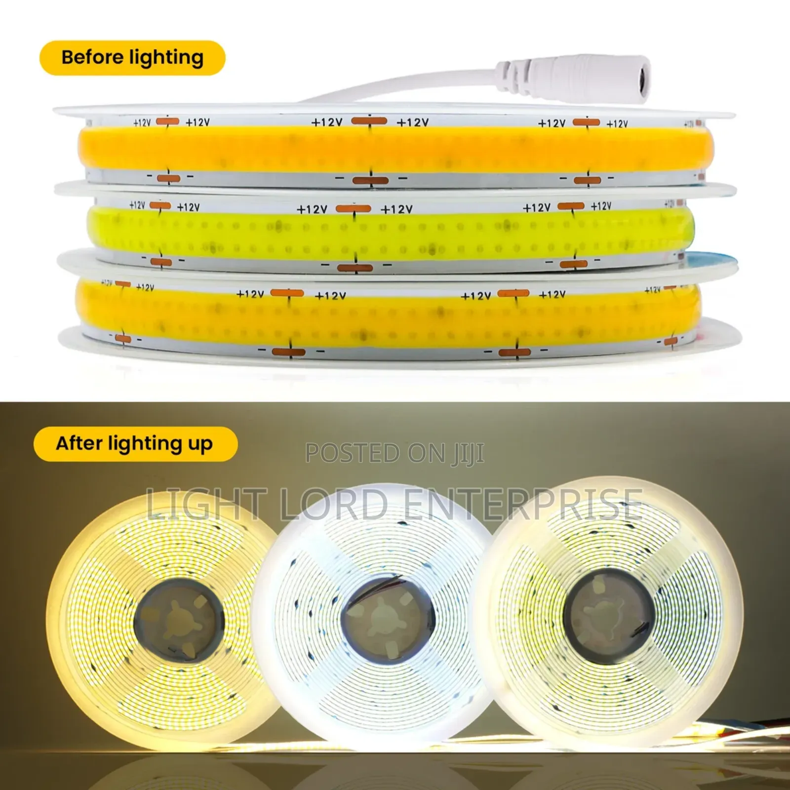 Smooter Cob Led Strip10meters 220v/240v/12v/24v