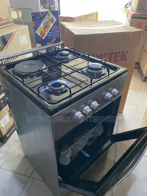 New-Unitek Standing Cooker With Oven With Hot Plate