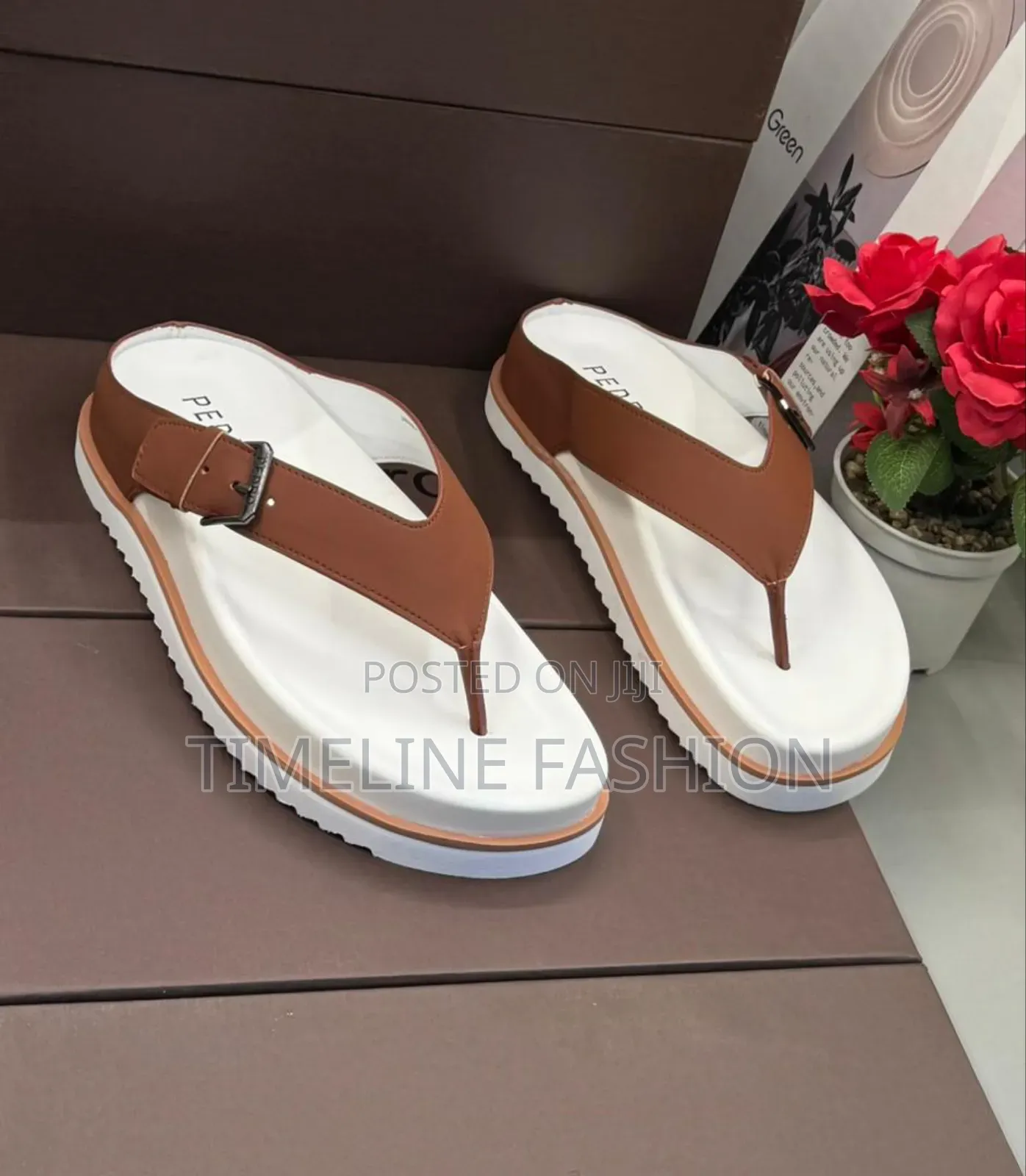 Pedro Classic Men's Durable Leather Slippers