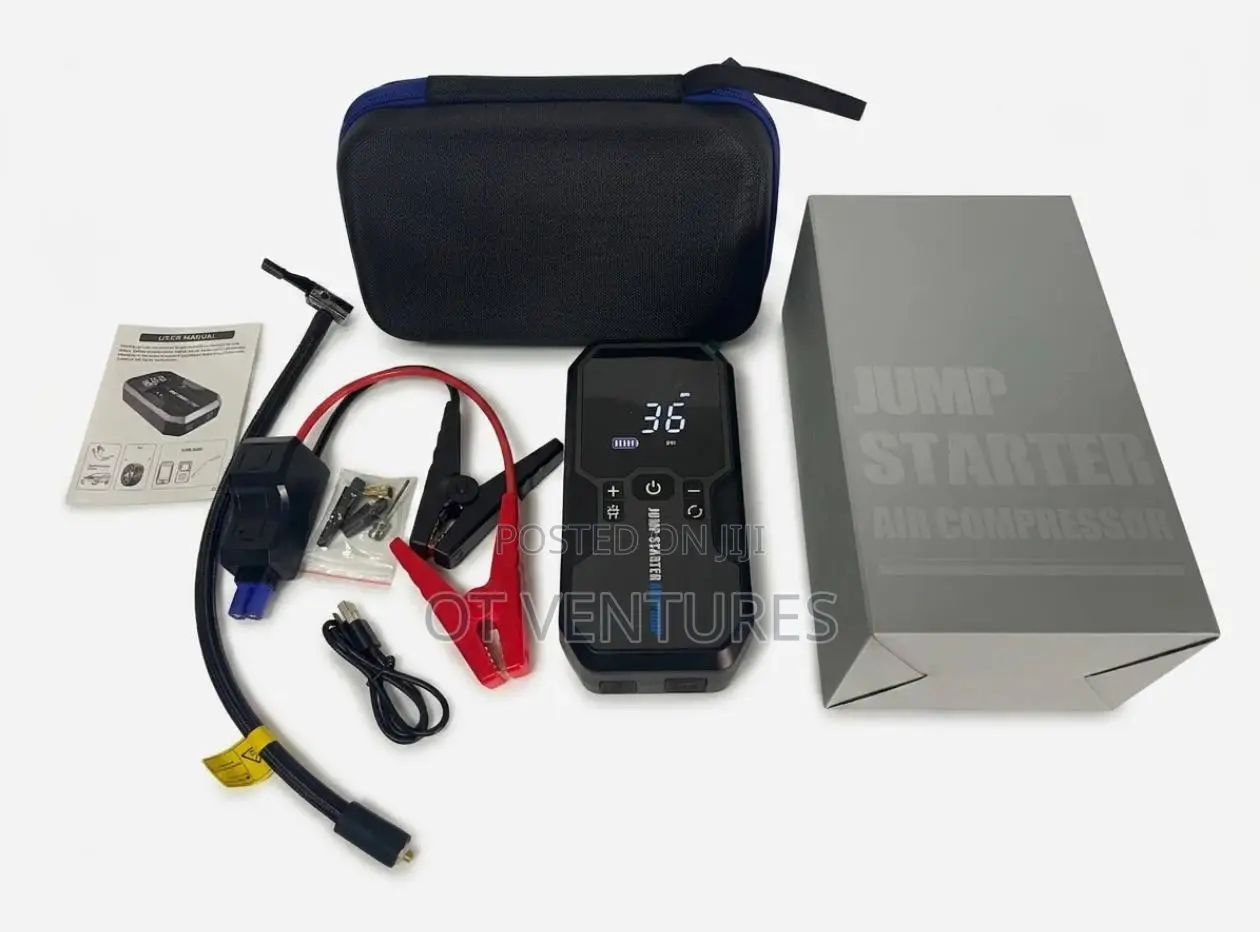 24,000mah Car Jumpstarter + Air Pump