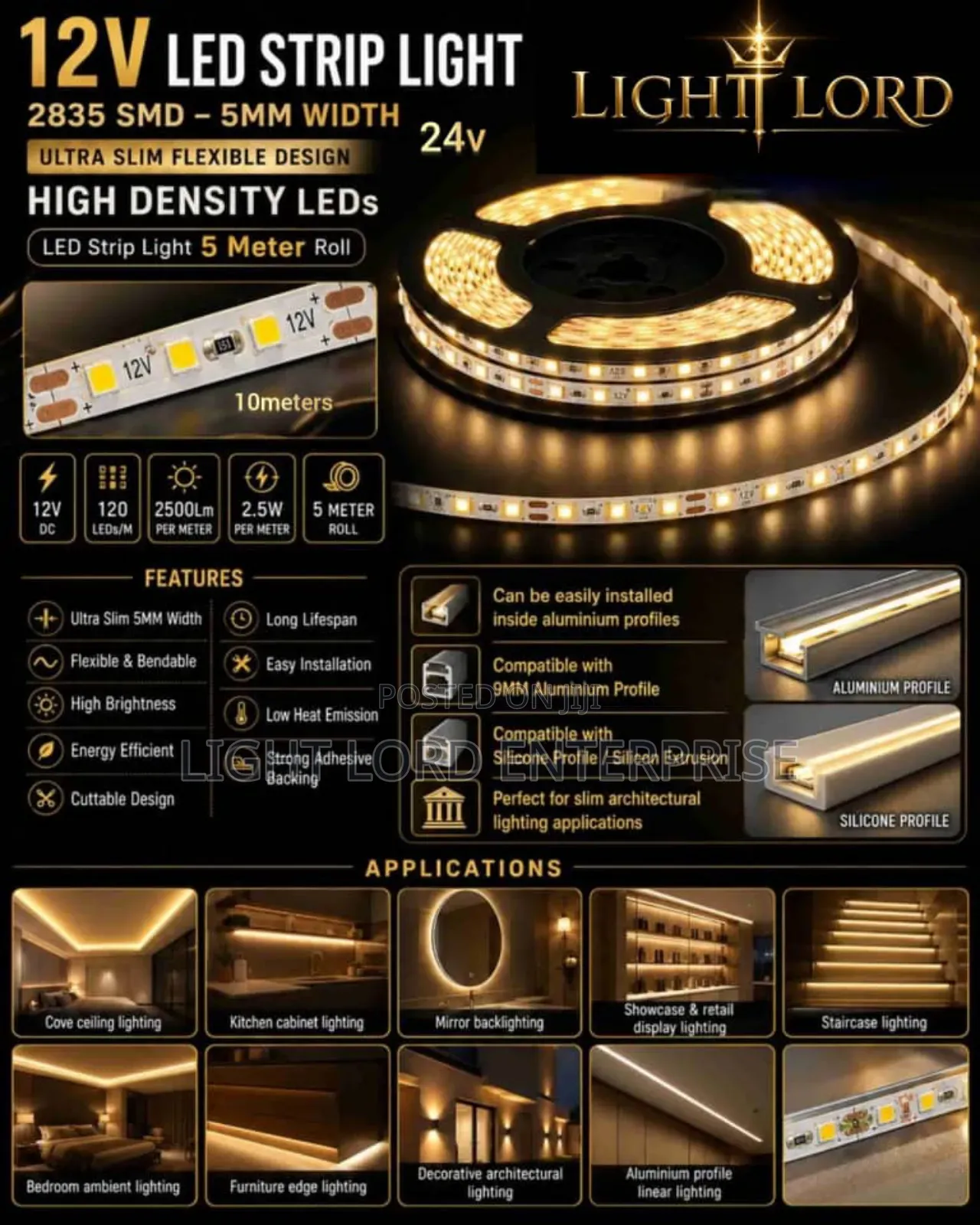 Emperial Muiti Purpose Led Strip 240v Direct