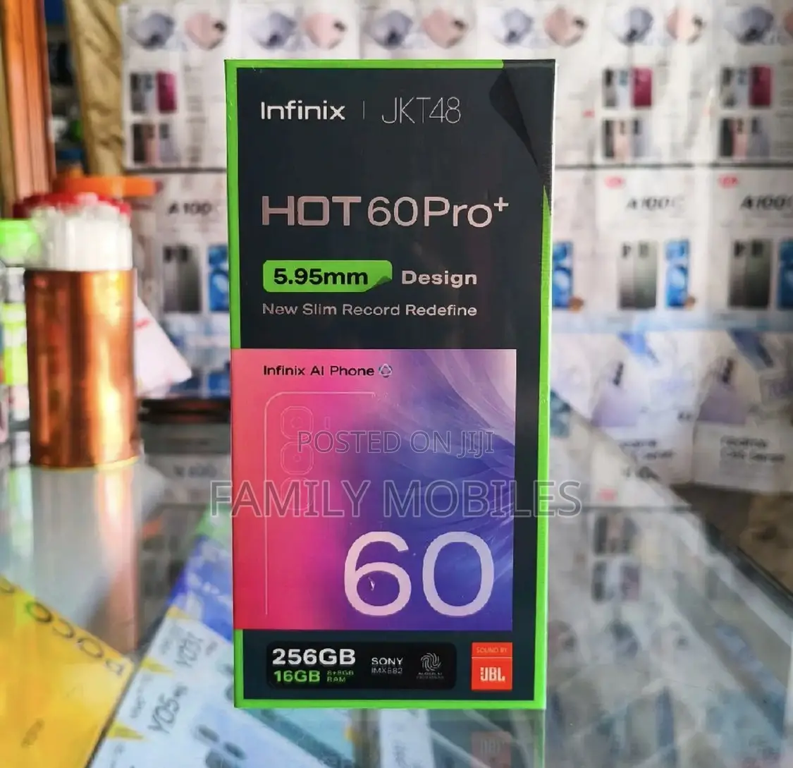 New Infinix Hot 60 Pro+ 256 GB Black
