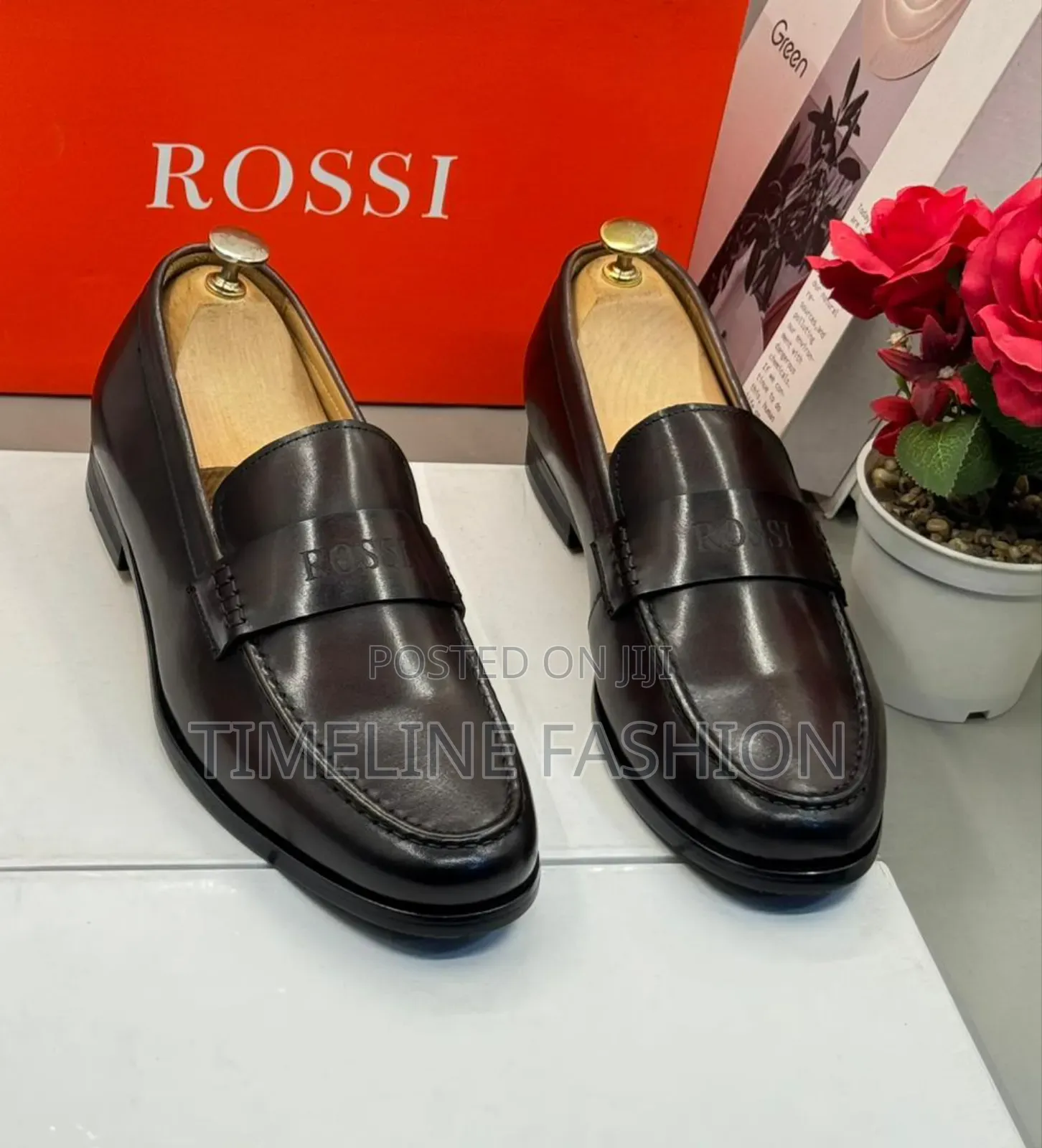 Rossi Coffee Brown Vintage Style Fashionable Loafers Shoes