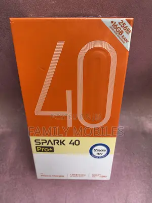 New Tecno Spark 40 Pro+ 256 GB White