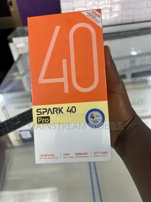 New Tecno Spark 40 Pro 256 GB Black
