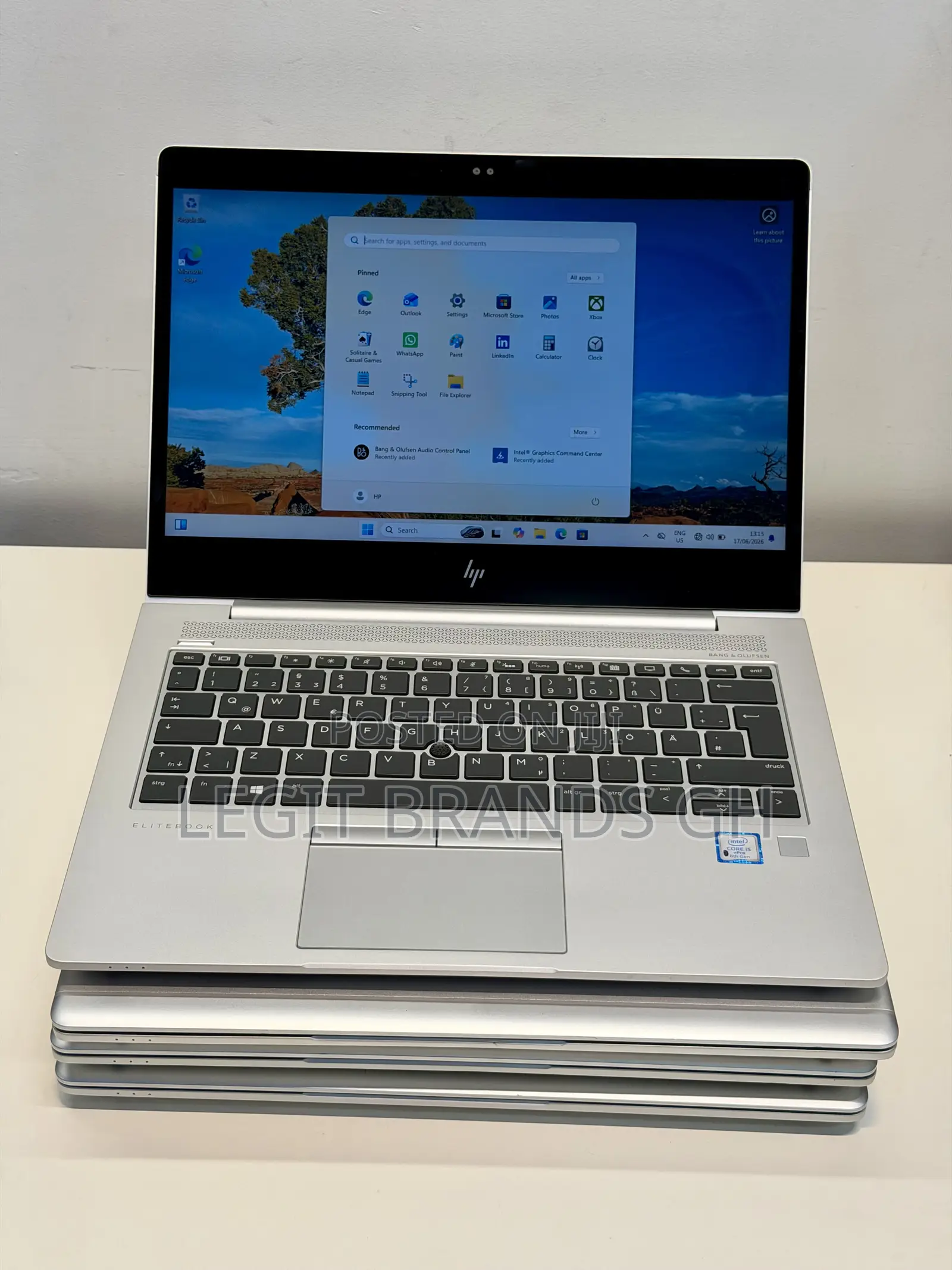 Laptop HP EliteBook 830 G5 8GB Intel Core i5 SSD 256GB