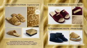 Gali Gali 'Sofa Luxury' Burgundy Velvet Slippers – Unparallele Comfort