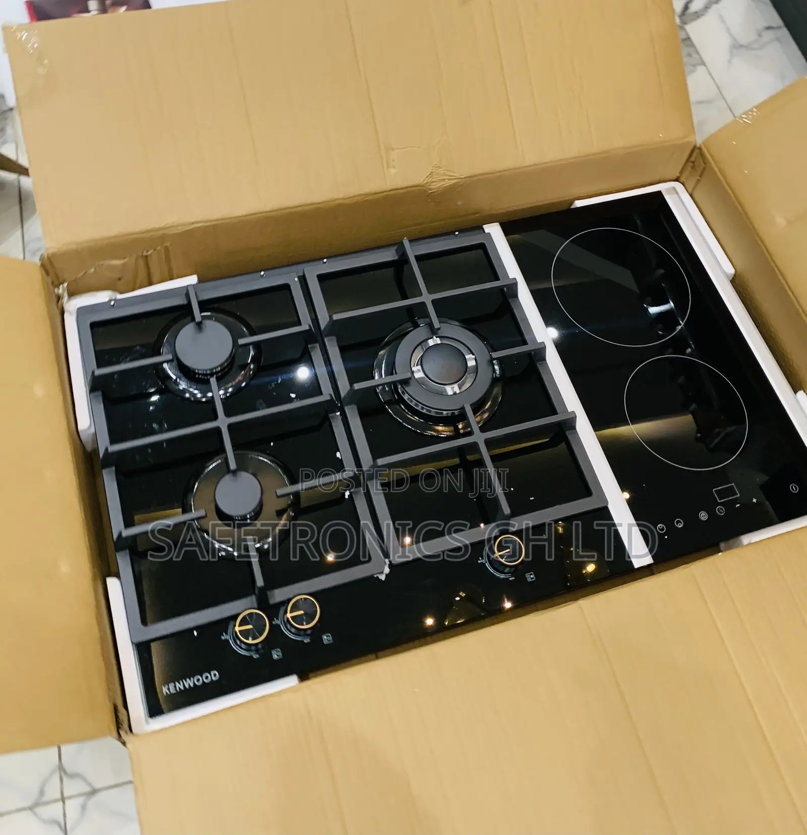 Affordable Kenwood 3+2 Dual Fuel Built-in Cooker Hob
