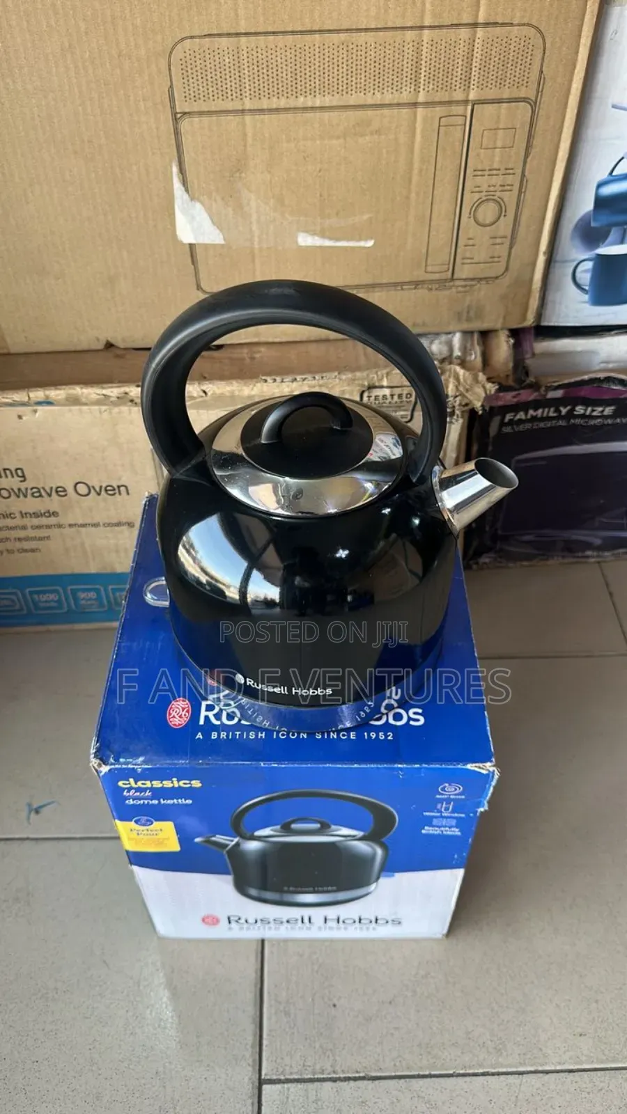 Russell Hobbs Stainless Kettle - Uk