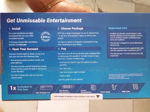 DSTV Decoder Your Home of Entertainment