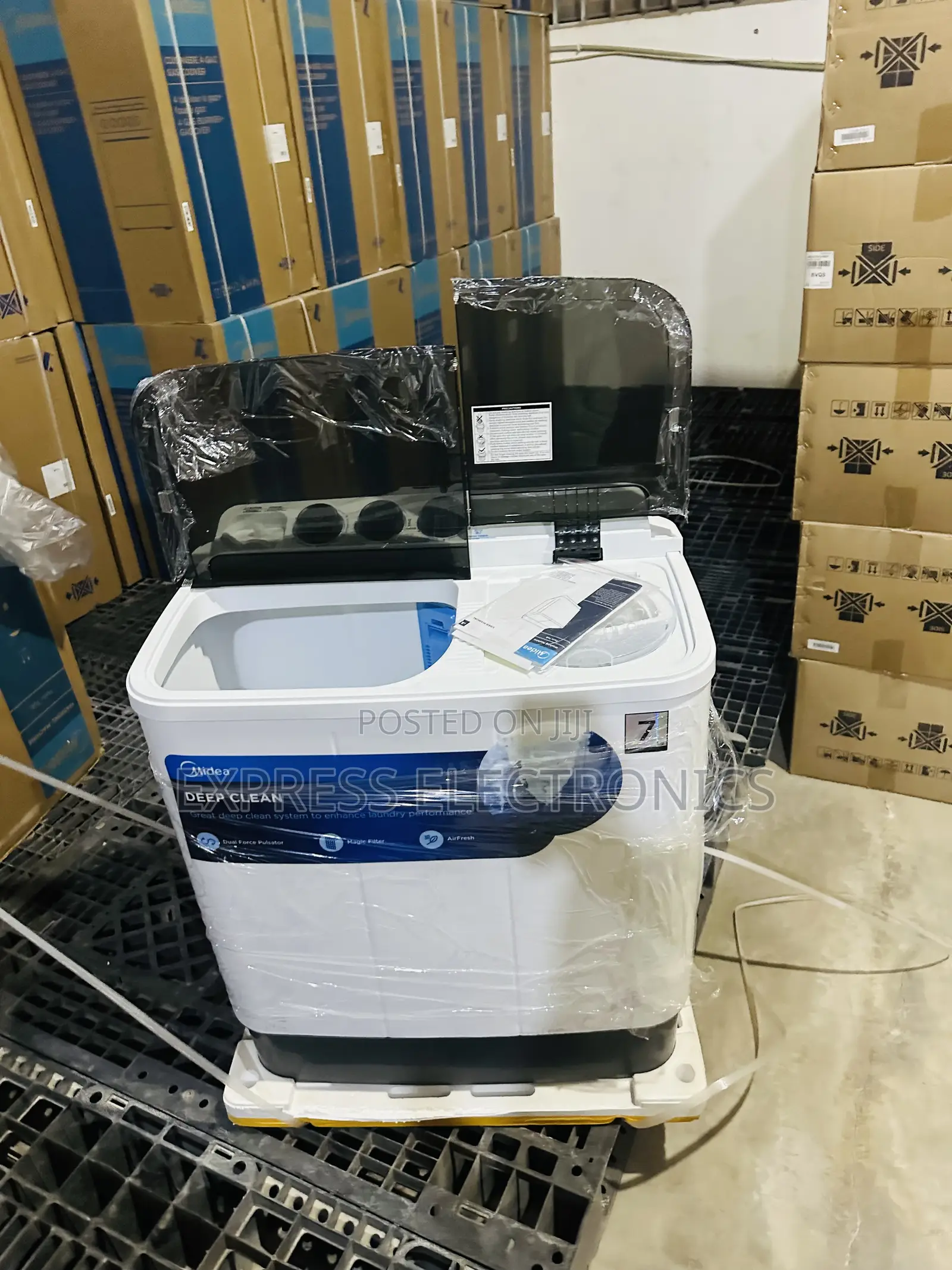 Lovely New Wm Topload Semi Auto Midea 7kg