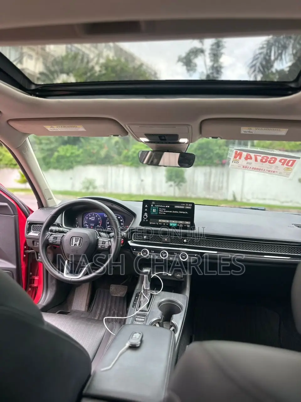 Honda Civic Touring 2022 Red