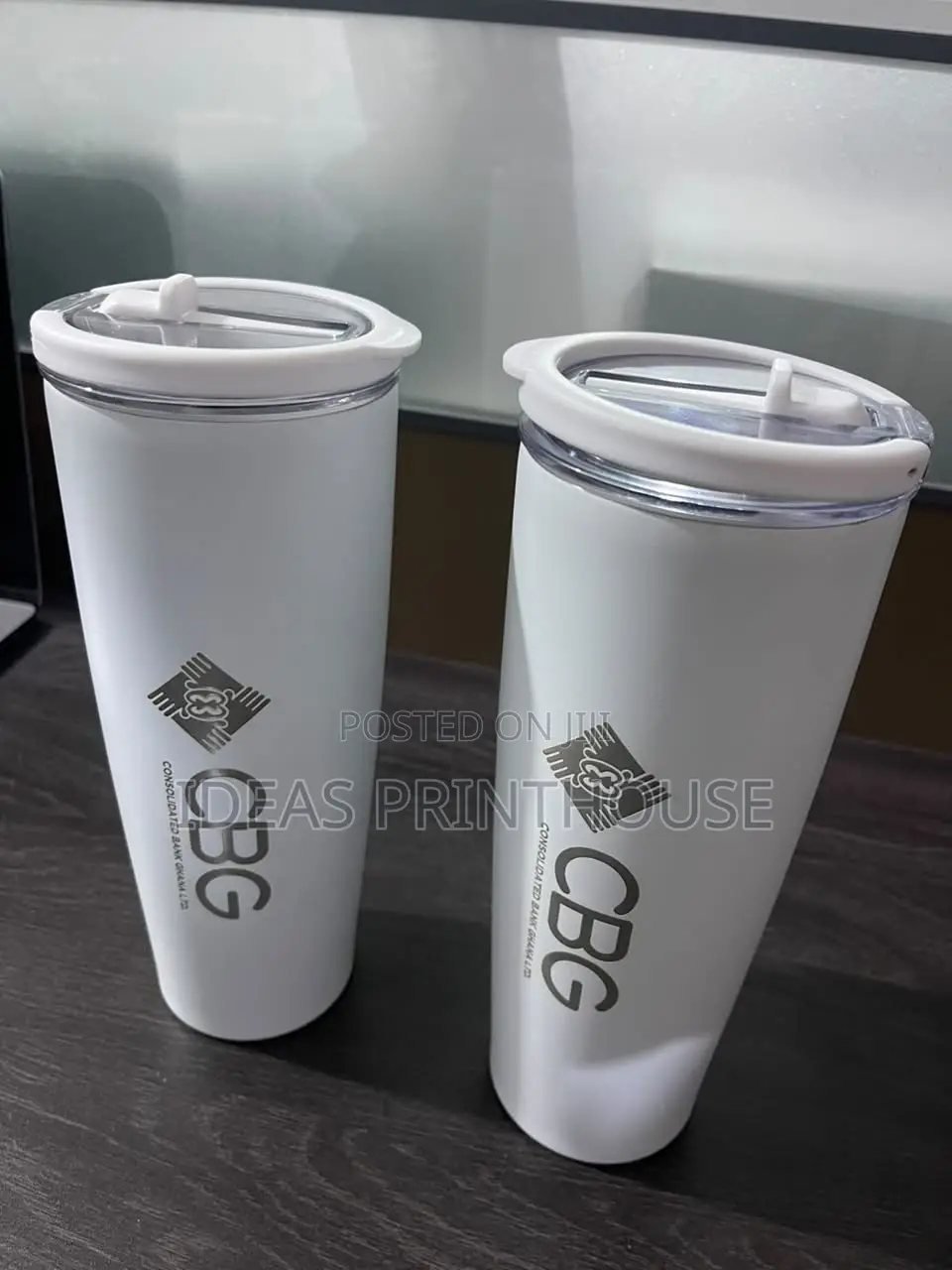Branded Stainless Steel Tumbler With Lid