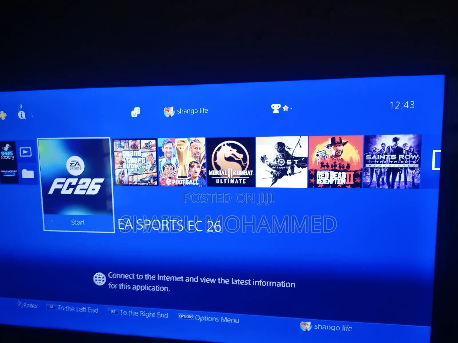 Ps4 Pro (Fc26 and 7 Online/Offline)