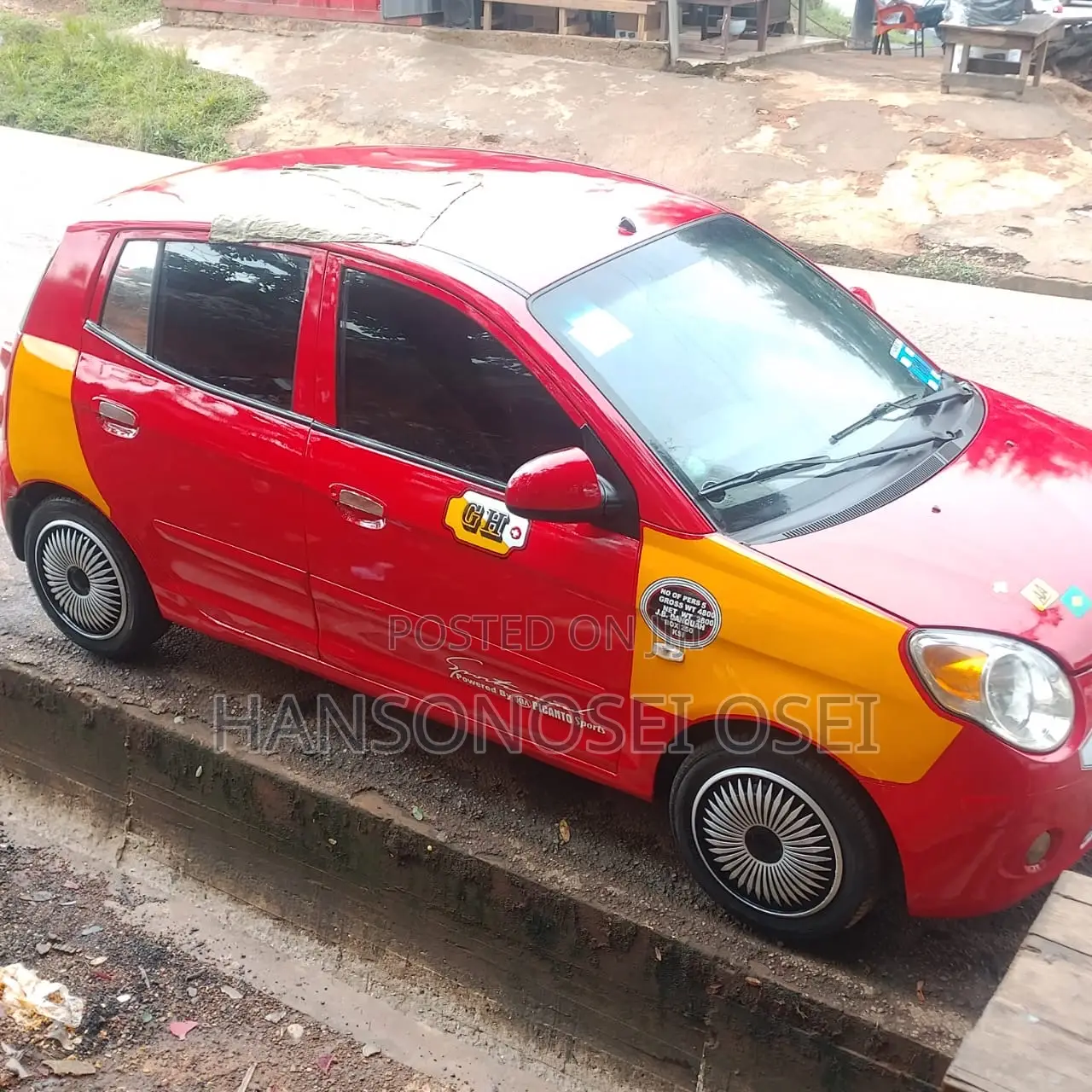 Kia Morning 2010 Red