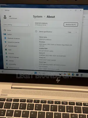 Laptop HP EliteBook 745 G6 16GB AMD Ryzen 5 SSD 256GB