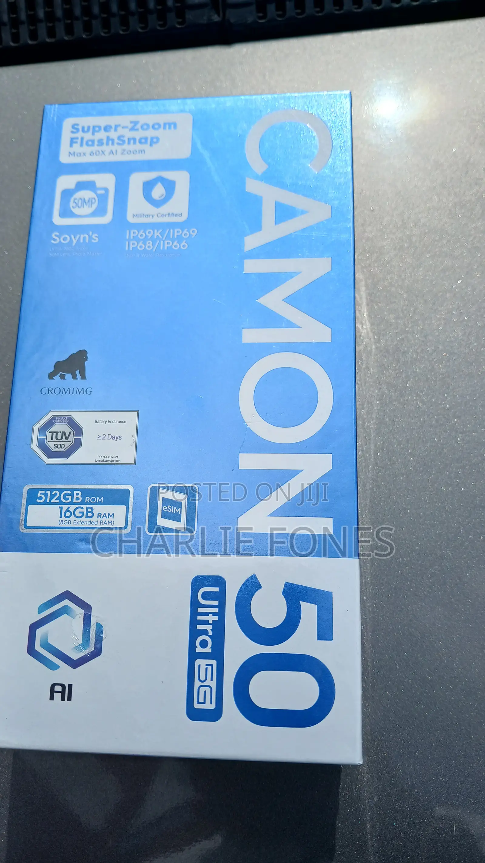 New Tecno Camon 50 Ultra 512 GB Black