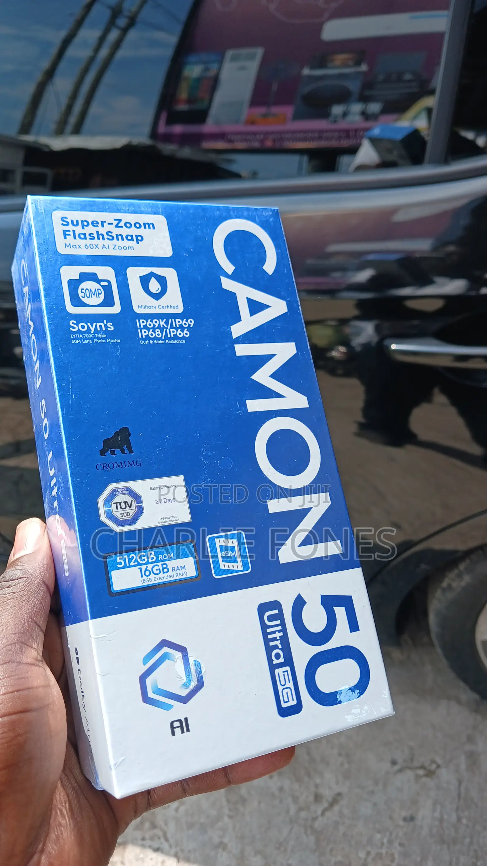 New Tecno Camon 50 Ultra 512 GB Blue
