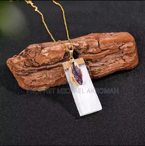 Natural Raw Amethyst Pendant