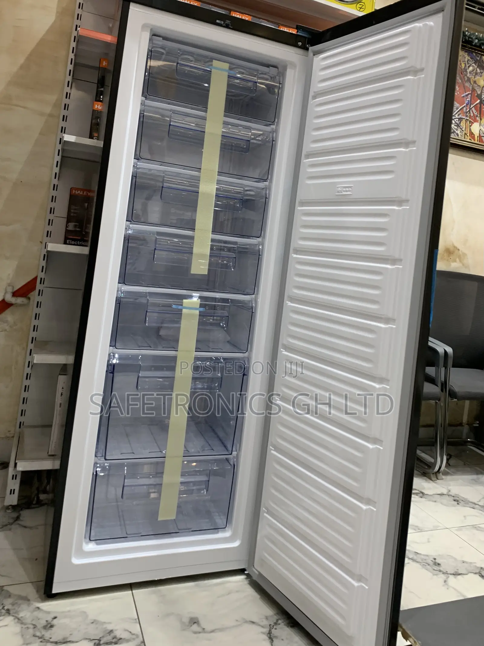 Sealed New the Pearl Puf-370-1a Upright Standing Freezer