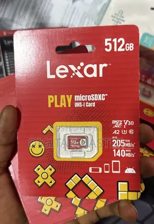 Lexar 512gb Play Uhs-I Microsdxc Memory Card