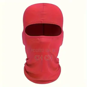New Red Face Mask Balaclava Stretchy Ski Mask Wear