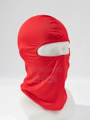 New Red Face Mask Balaclava Stretchy Ski Mask Wear