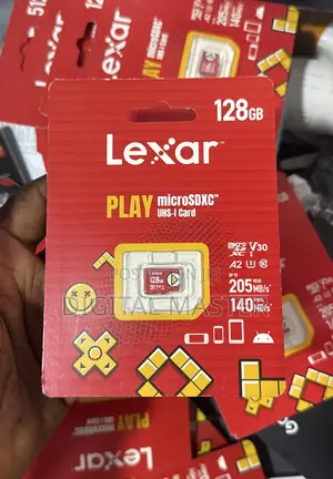 Lexar 128gb Play Uhs-I Microsdxc Memory Card