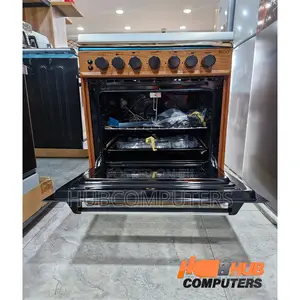 Eldo Gas Cooker 4 Burner 60x60cm Wooden Oven Grill Rotisserie