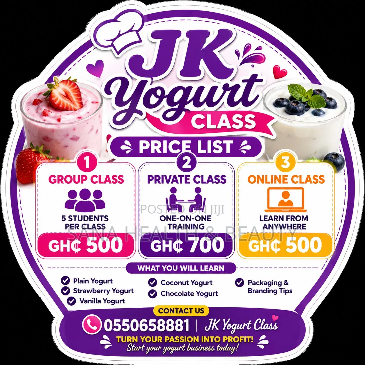 Yogurt Making Training Class