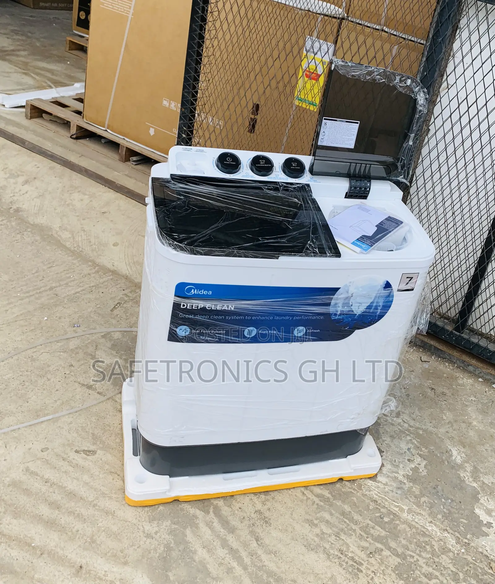 Top Class Midea 7kg-Twintop Washing Machine Mt100w70/Wg