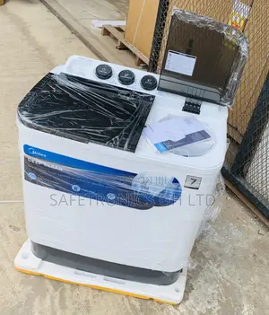 Efficient Sleek Midea 7kg-Twintop Washing Machine Mt100w70/Wg