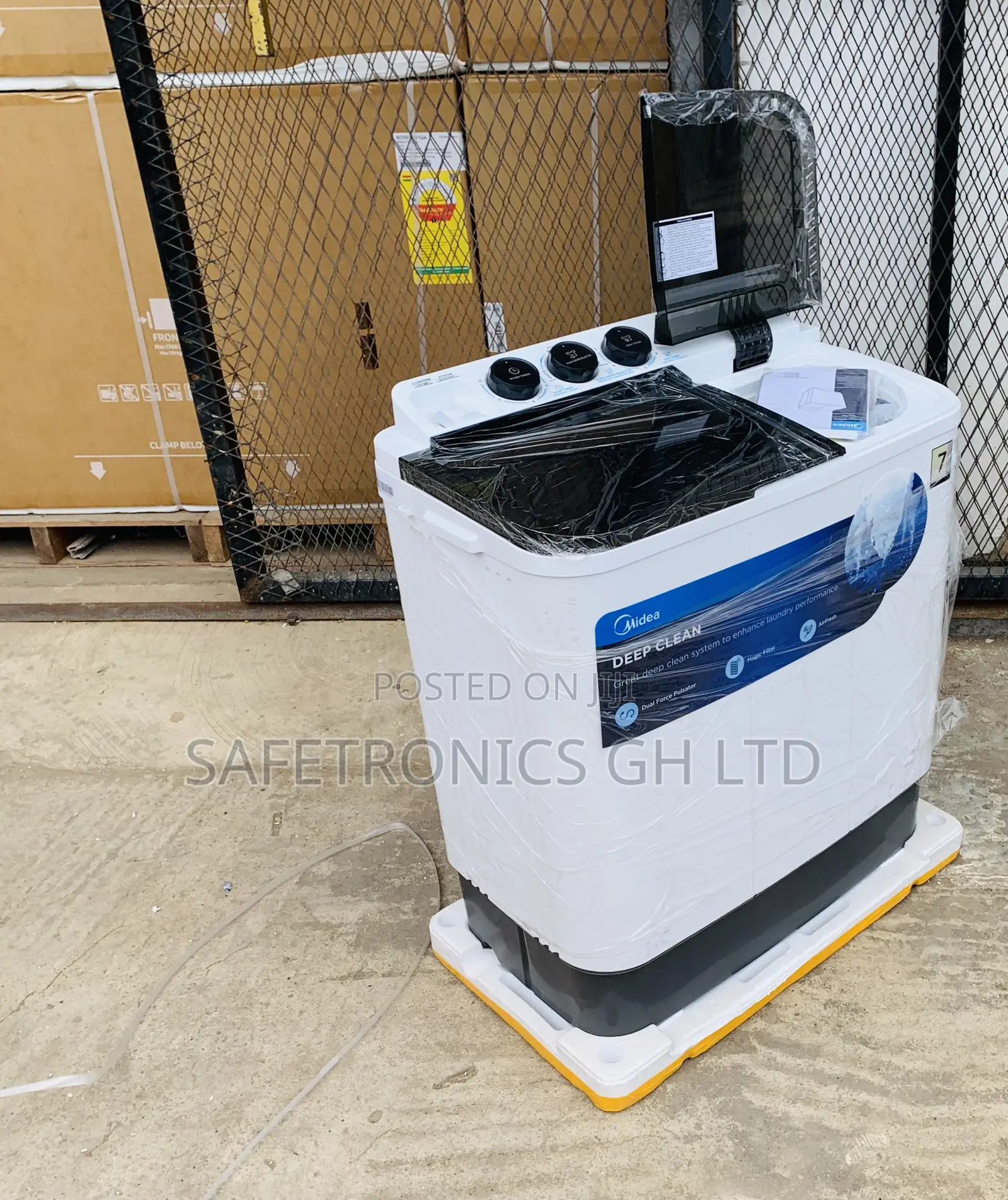 Best Affordable Midea 7kg-Twintop Washing Machine Mt100w70/Wg
