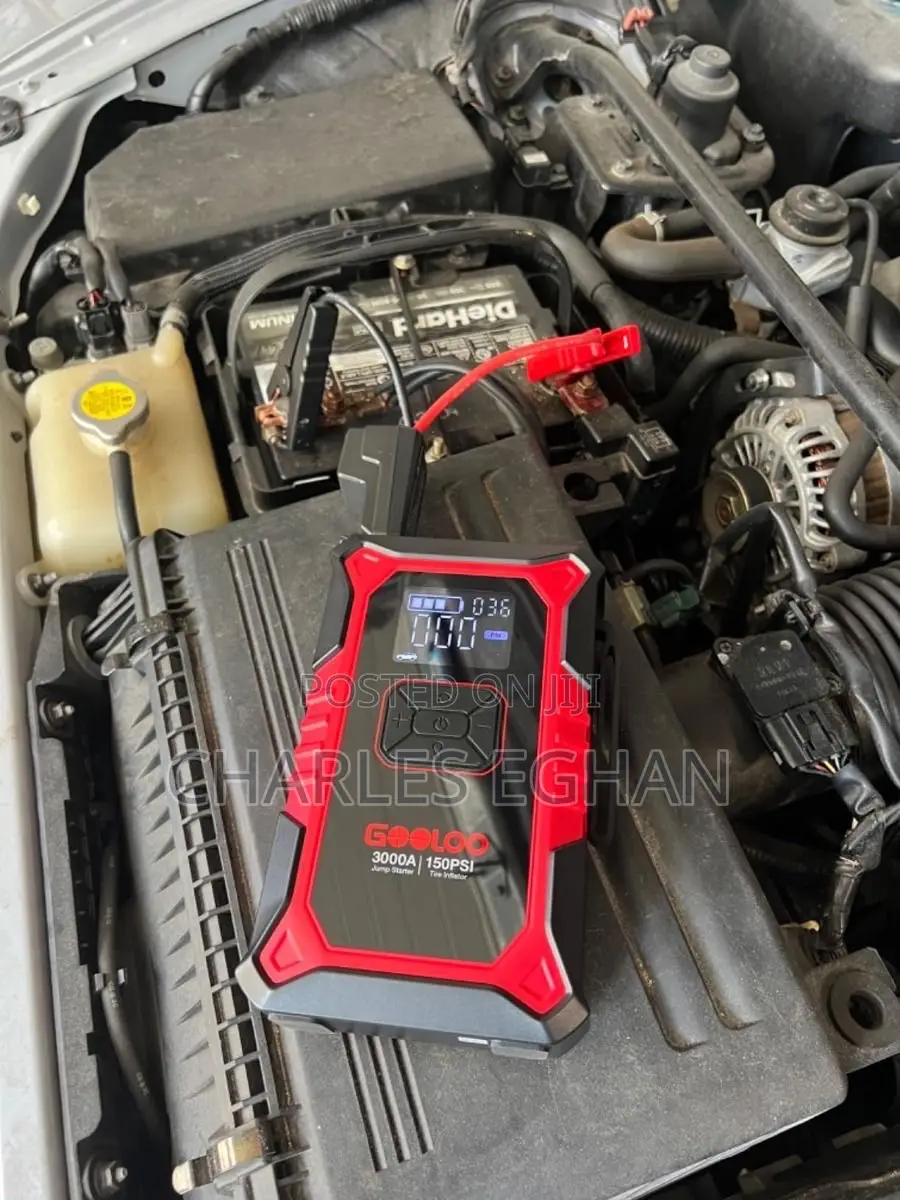 High-Power Multi-Function Jump Starter Air Compressor Kit