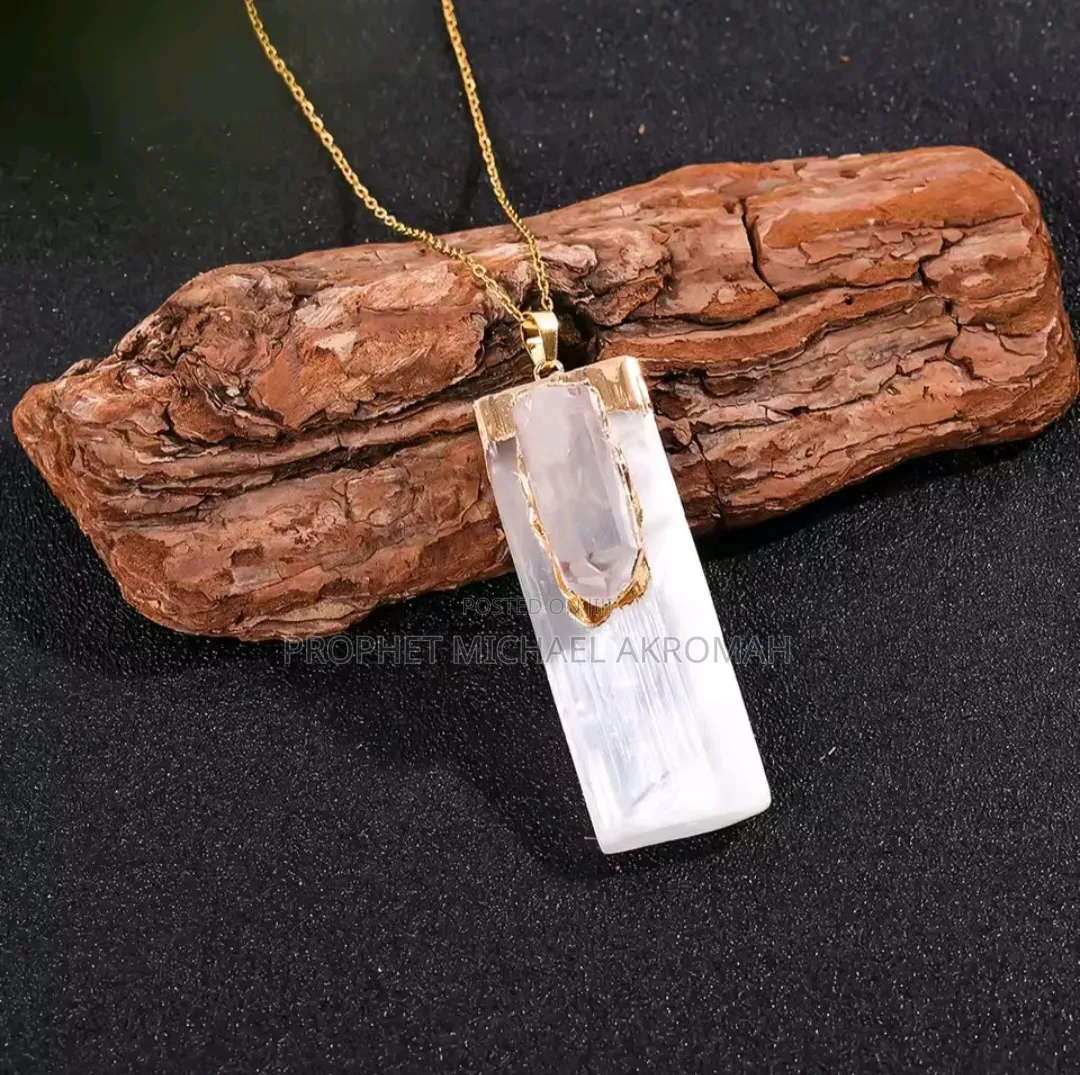 Raw Natural Crystal Point Pendant