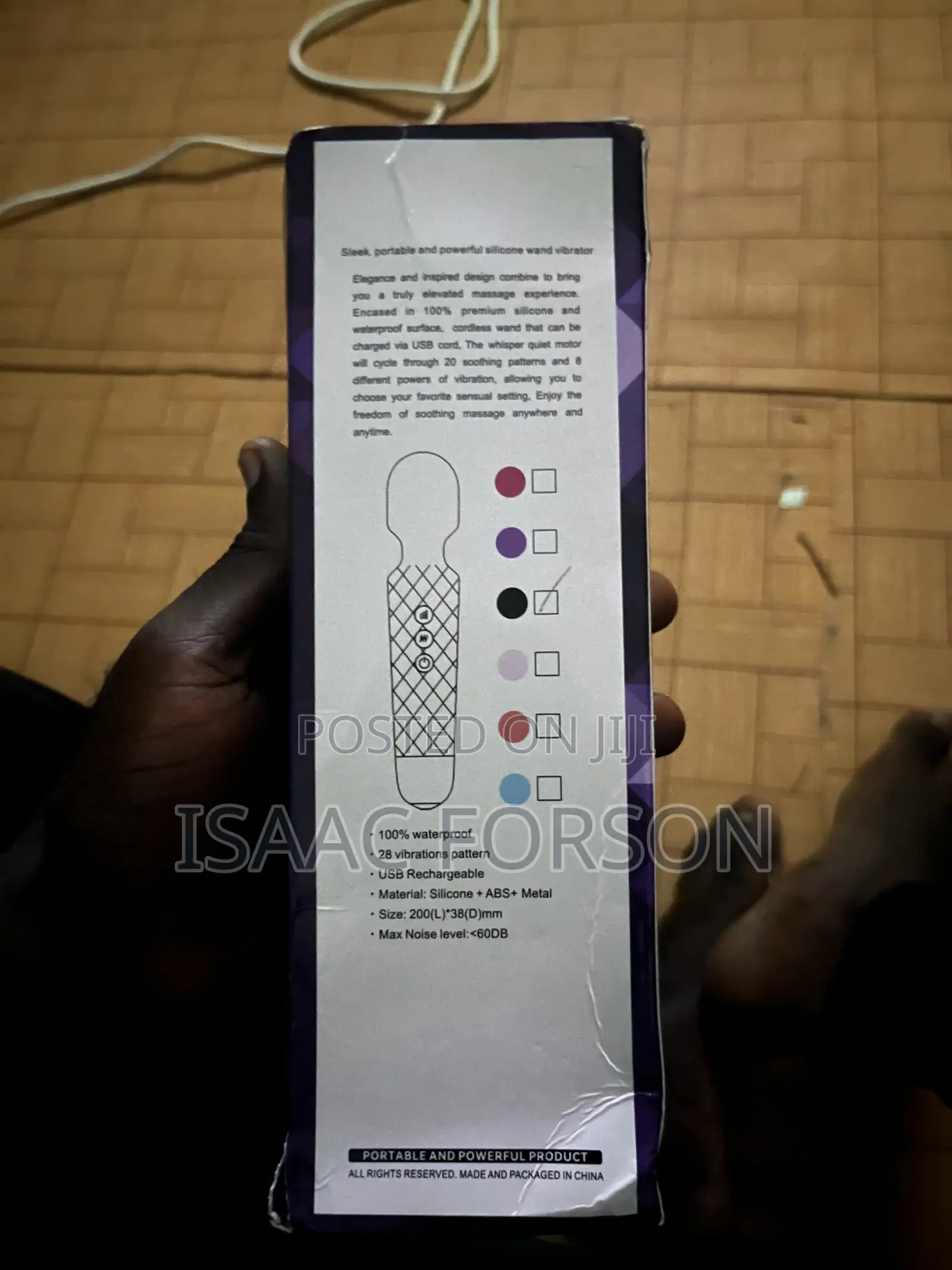 Powerful Vibrating Av Vibrator Magic Wand Clitoris