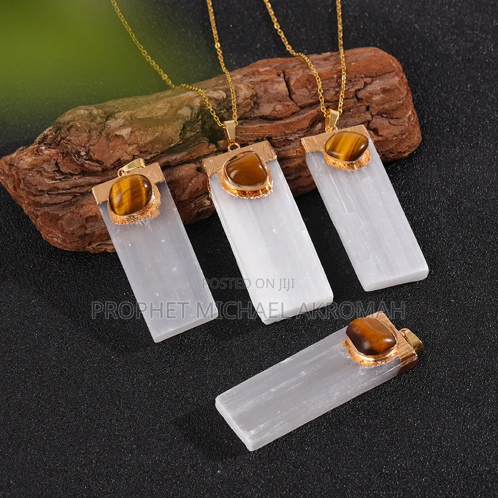 Natural Raw Tiger Eye Pendant