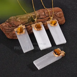 Natural Raw Tiger Eye Pendant
