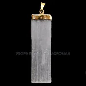 Selenite Crystal Pendant or Satin Spar Selenite