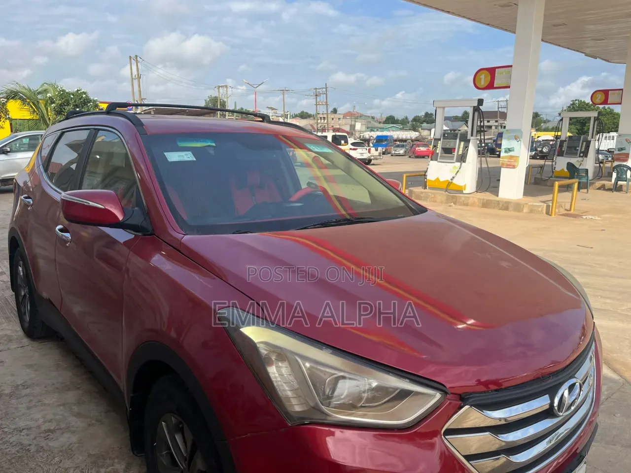 Hyundai Santa Fe 2014 Red